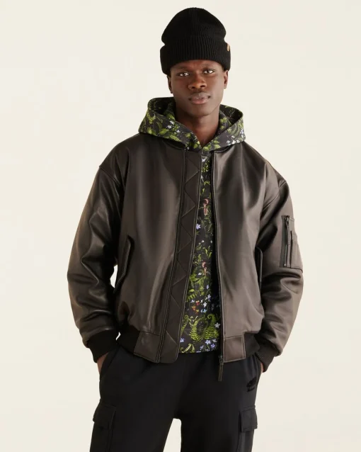 Ace Leather Flight Jacket Gender Free