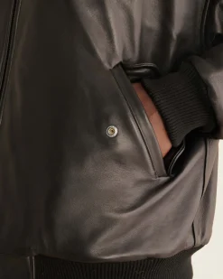 Ace Leather Flight Jacket Gender Free