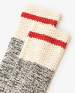 Adult Classic Cotton Cabin Sock 2 Pack