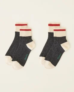 Adult Cotton Cabin Ankle Sock 2 Pack