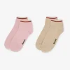 Adult Cotton Cabin Ped Sock 2 Pack