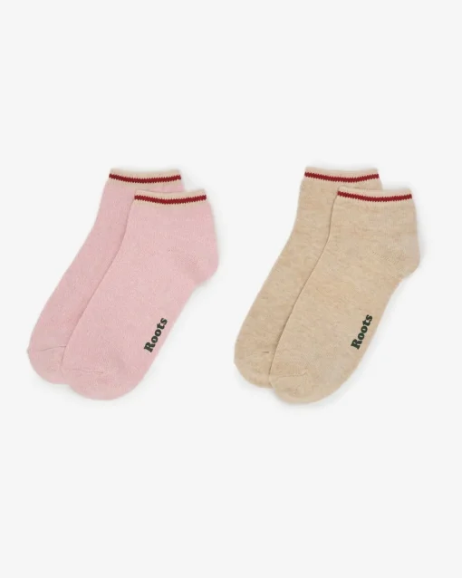 Adult Cotton Cabin Ped Sock 2 Pack