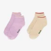 Adult Cotton Cabin Ped Sock 2 Pack