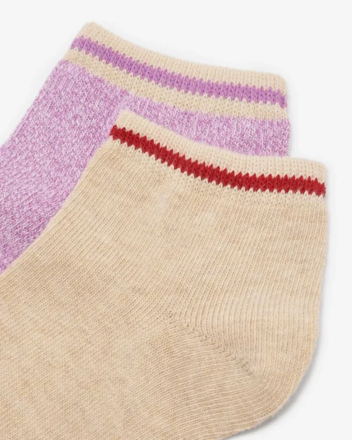 Adult Cotton Cabin Ped Sock 2 Pack