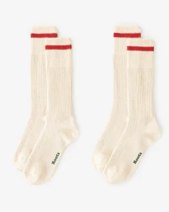 Adult Cotton Cabin Sock 2 Pack
