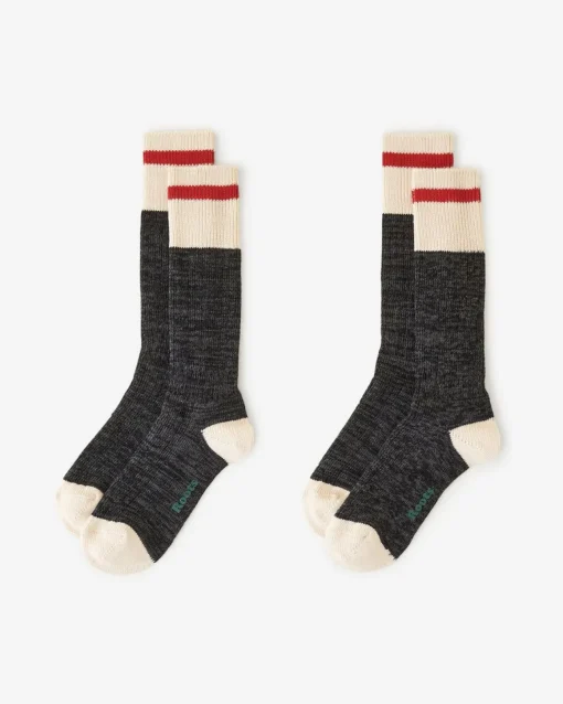 Adult Cotton Cabin Sock 2 Pack