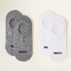 Adult No Show Sock 2 Pack