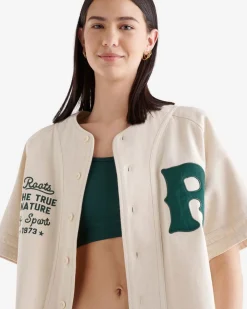 Athletics Flannel Baseball Top