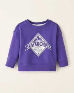 Baby Beaver Canoe Relaxed Crew Sweatshirt