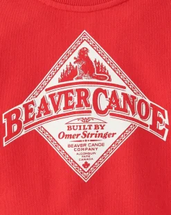 Baby Beaver Canoe Relaxed Crew Sweatshirt