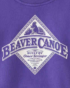 Baby Beaver Canoe Relaxed Crew Sweatshirt