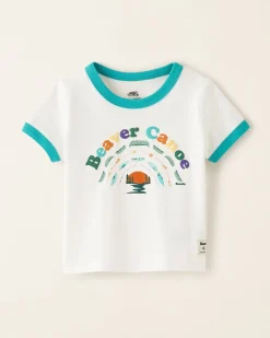 Baby Beaver Canoe Ringer T-Shirt