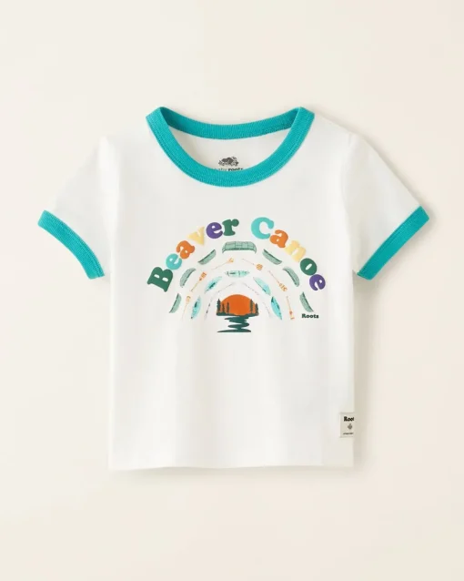 Baby Beaver Canoe Ringer T-Shirt