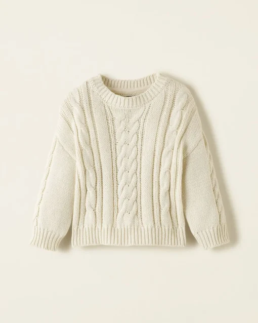 Baby Cable Crew Sweater