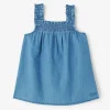 Baby Chambray Smocked Dress