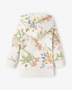 Baby Floral Full Zip Hoodie