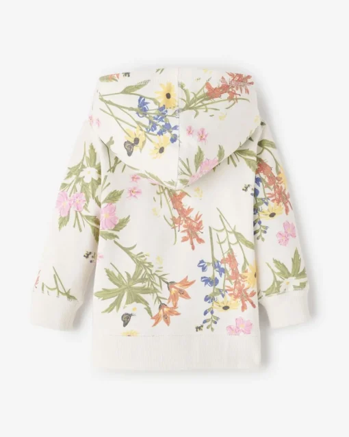 Baby Floral Full Zip Hoodie