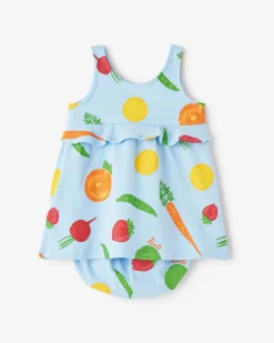 Baby Garden Print Babydoll Dress