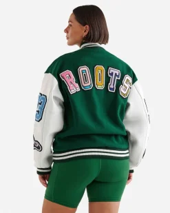 Barbie X Roots 65 Varsity Jacket