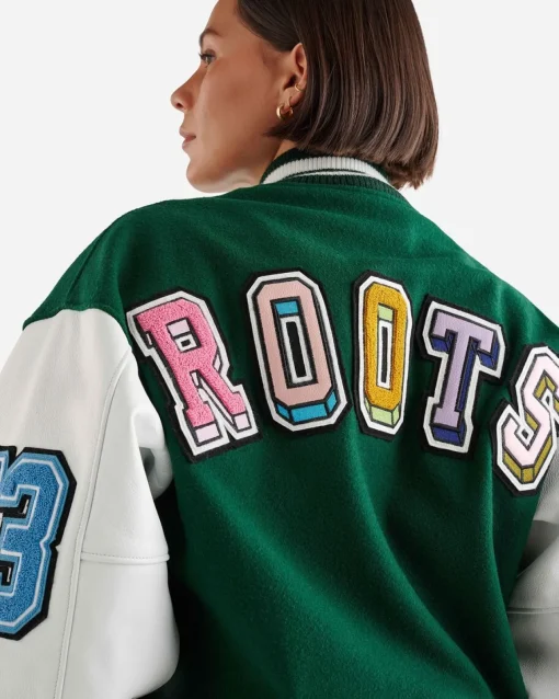 Barbie X Roots 65 Varsity Jacket
