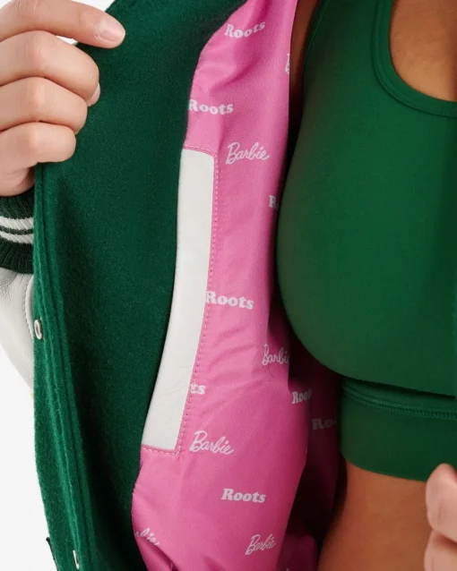 Barbie X Roots 65 Varsity Jacket