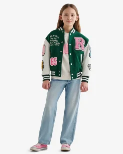 Barbie X Roots Kids 65 Varsity Jacket