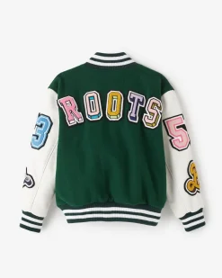Barbie X Roots Kids 65 Varsity Jacket