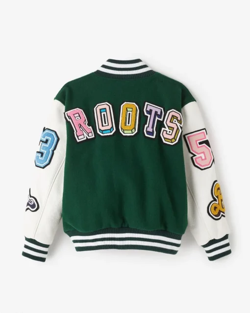 Barbie X Roots Kids 65 Varsity Jacket