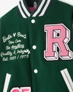 Barbie X Roots Kids 65 Varsity Jacket