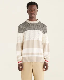 Cabin Relaxed Striped Crew