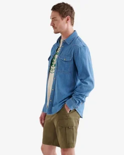 Chambray Snap Shirt