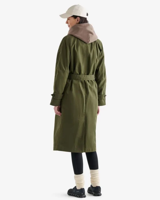 Ellison Waxed Cotton Trench
