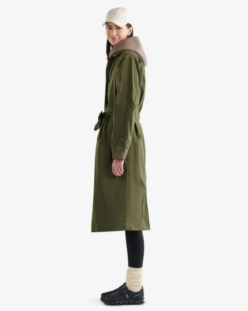 Ellison Waxed Cotton Trench