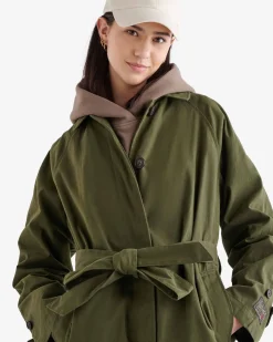 Ellison Waxed Cotton Trench