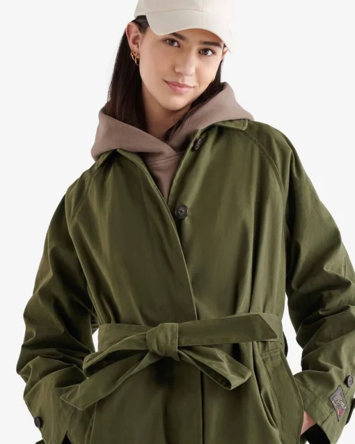 Ellison Waxed Cotton Trench