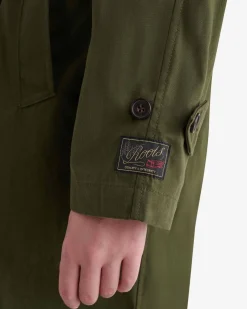 Ellison Waxed Cotton Trench