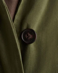 Ellison Waxed Cotton Trench