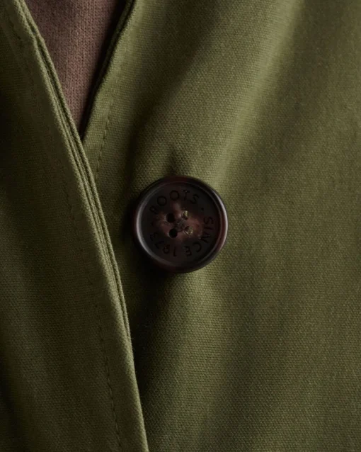 Ellison Waxed Cotton Trench
