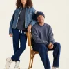 Falling Snow Oversized Crew Gender Free