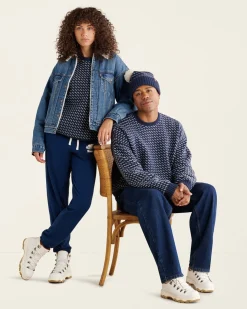 Falling Snow Oversized Crew Gender Free