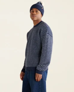 Falling Snow Oversized Crew Gender Free
