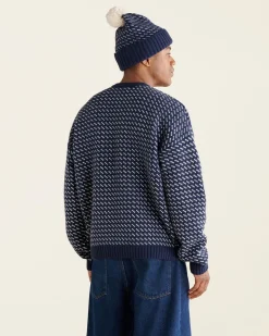 Falling Snow Oversized Crew Gender Free