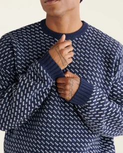 Falling Snow Oversized Crew Gender Free