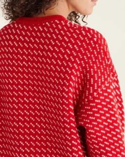Falling Snow Oversized Crew Gender Free