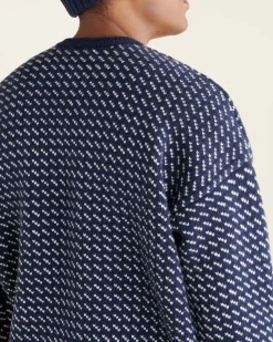 Falling Snow Oversized Crew Gender Free