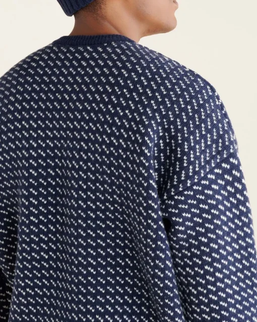 Falling Snow Oversized Crew Gender Free