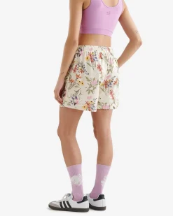 Floral Mesh Practice Short 5.5 Inch