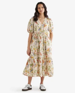 Floral Poplin Dress