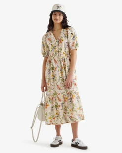 Floral Poplin Dress