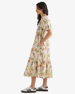 Floral Poplin Dress